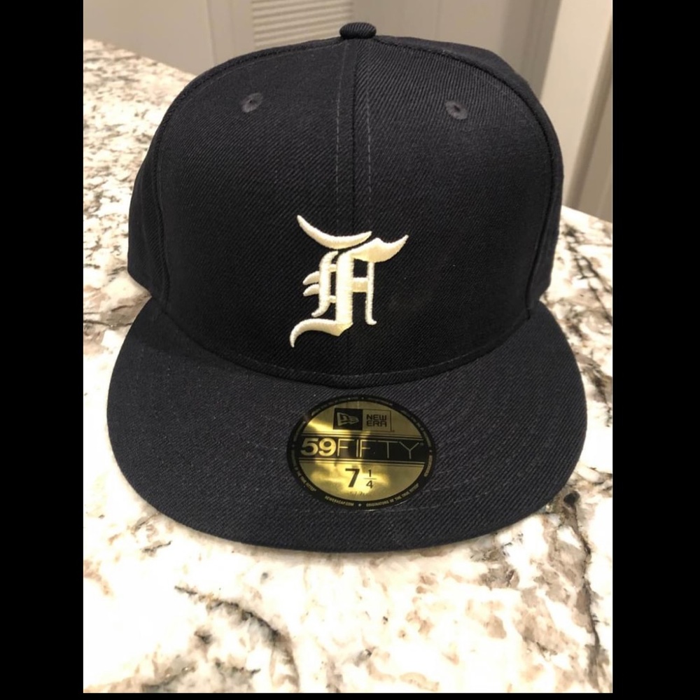 Navy blue - New Era - Fear of God hat. Brand new. Size 7 1/4.